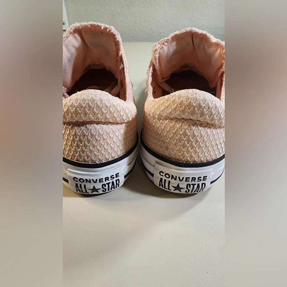 Converse Pink and White Women's Sneakers - Picture 5 of 7